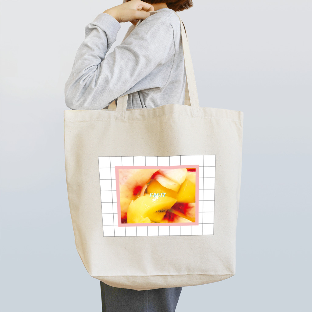SWEET ROOMのFRUIT　peach&goldkiwi Tote Bag