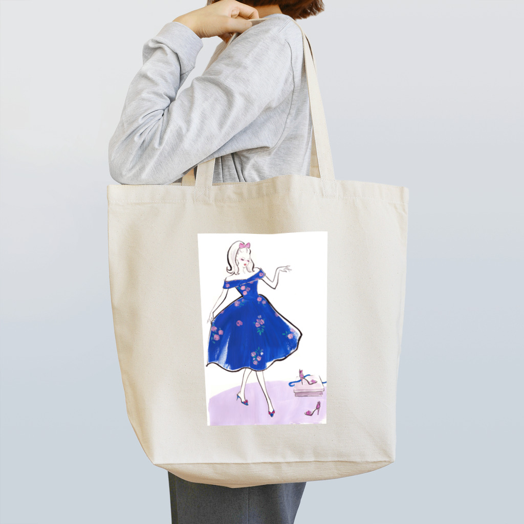 Jojo Yan | A Fashion Illustratorの次のパティーはこれにしようかな Tote Bag
