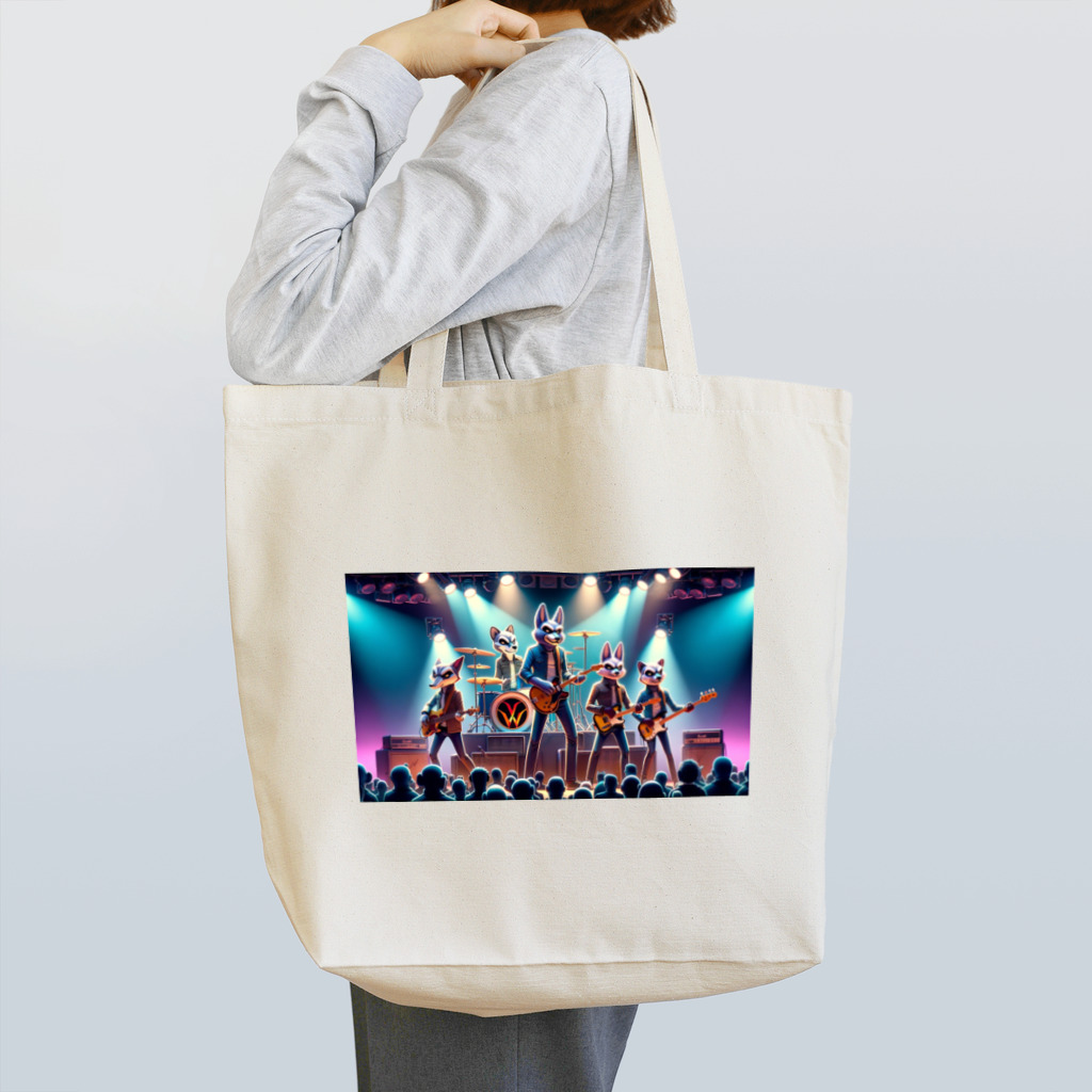 ANIMAL HEROES -musical band-のワイルドロックフェスタ - ダンシングアニマルズ Tote Bag