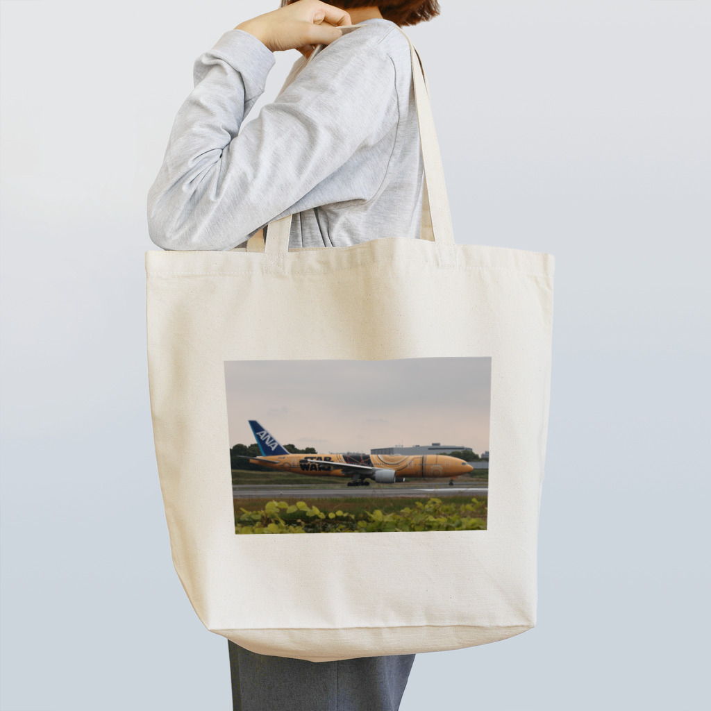 鮭おにぎりのStarwars B777 Tote Bag