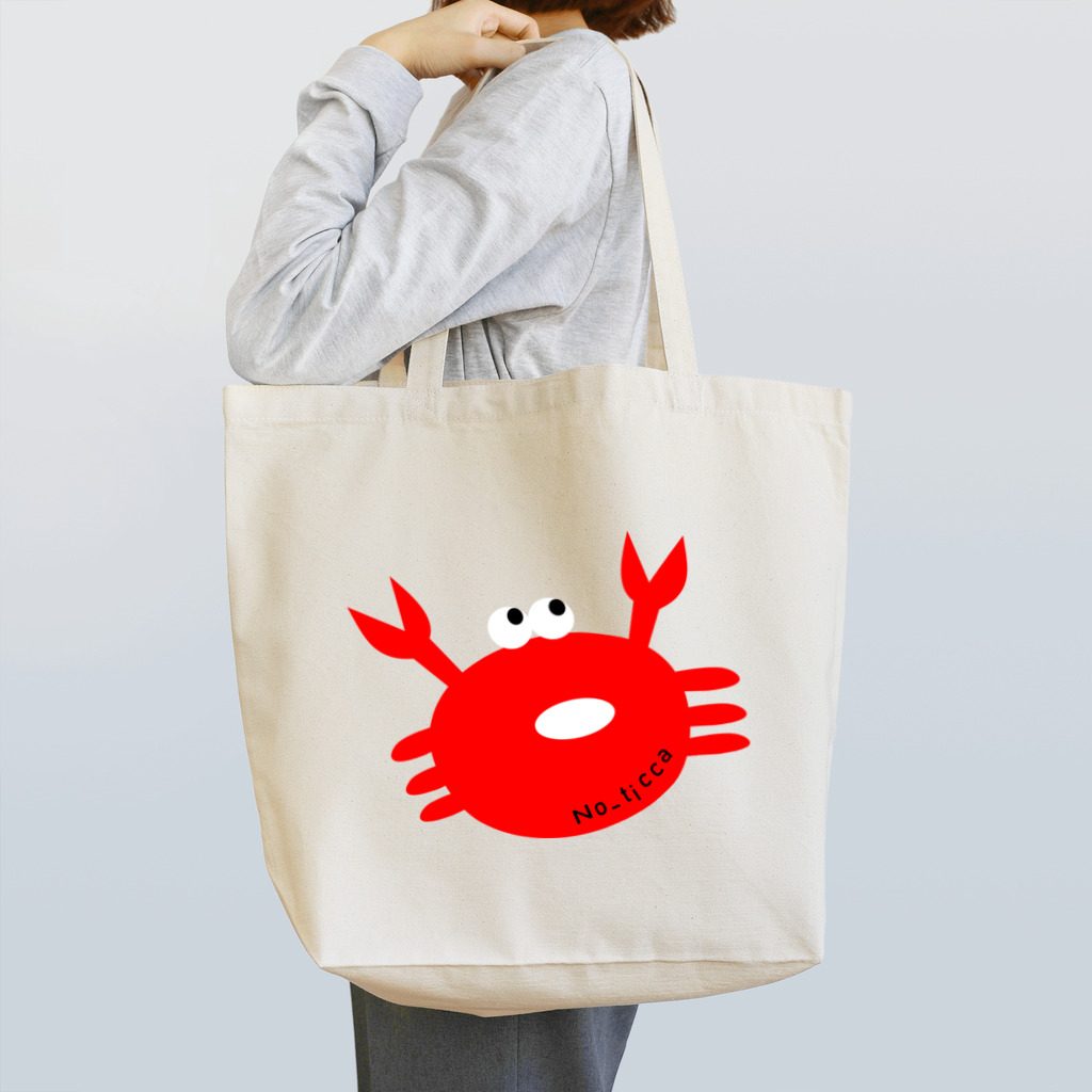 のちかNo-ticca公式オリジナルグッズのかにたん Tote Bag