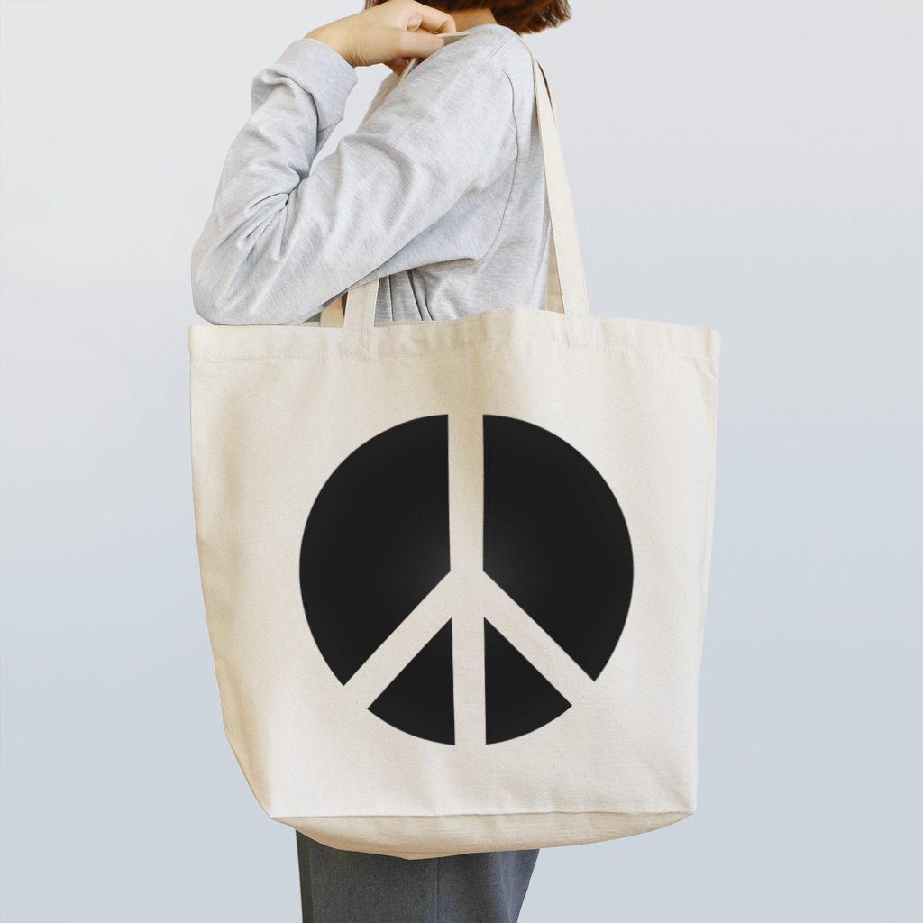 AURA_HYSTERICAのPeace_Symbol Tote Bag