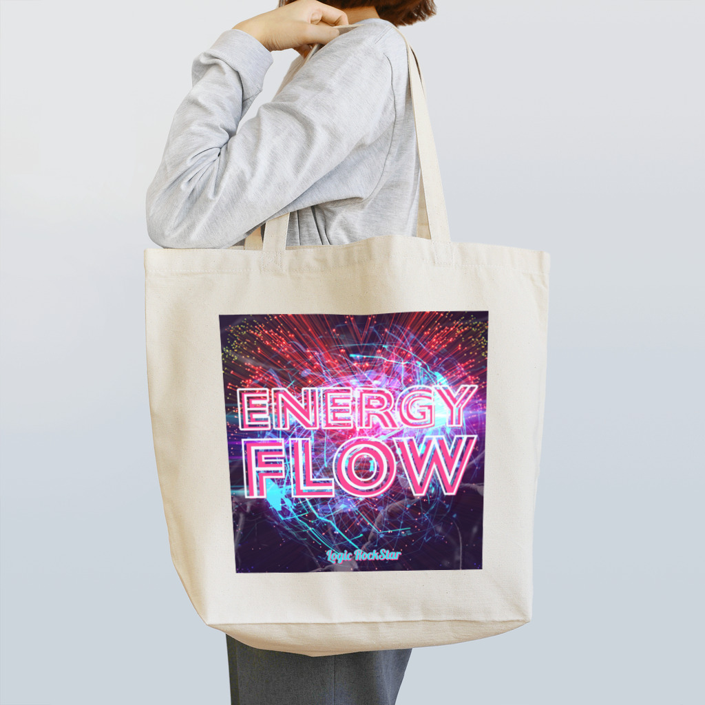 Logic RockStar のENERGY FLOW Tote Bag