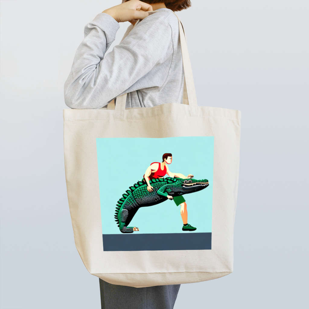 muscle_0419のお前もトレーニングするんだ! Tote Bag