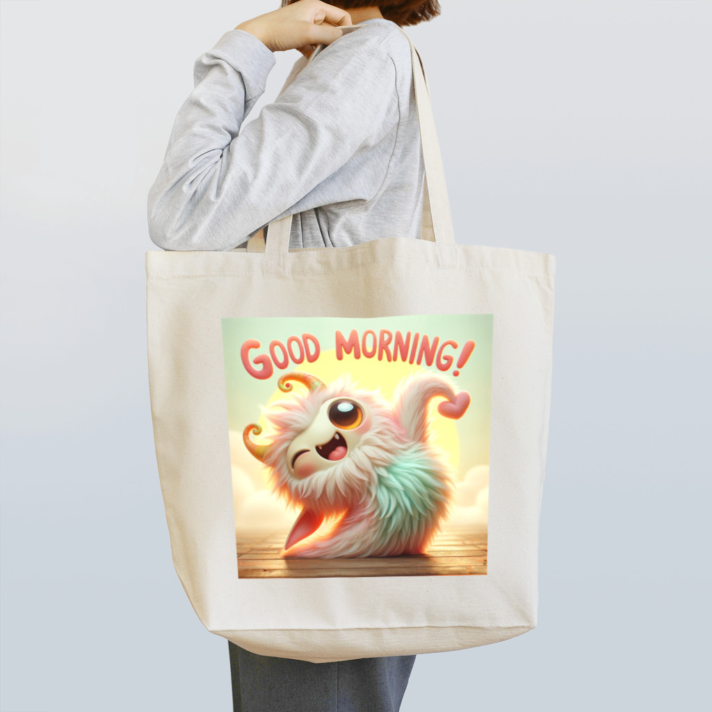 mimikkyu322のgoodmorning　monster Tote Bag