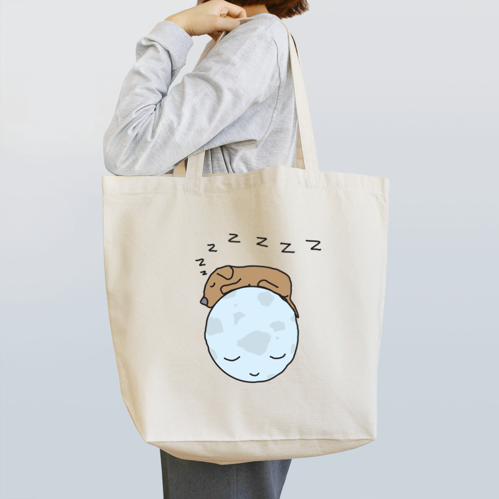 jezzaのSleeping Dog on Moon トートバッグ