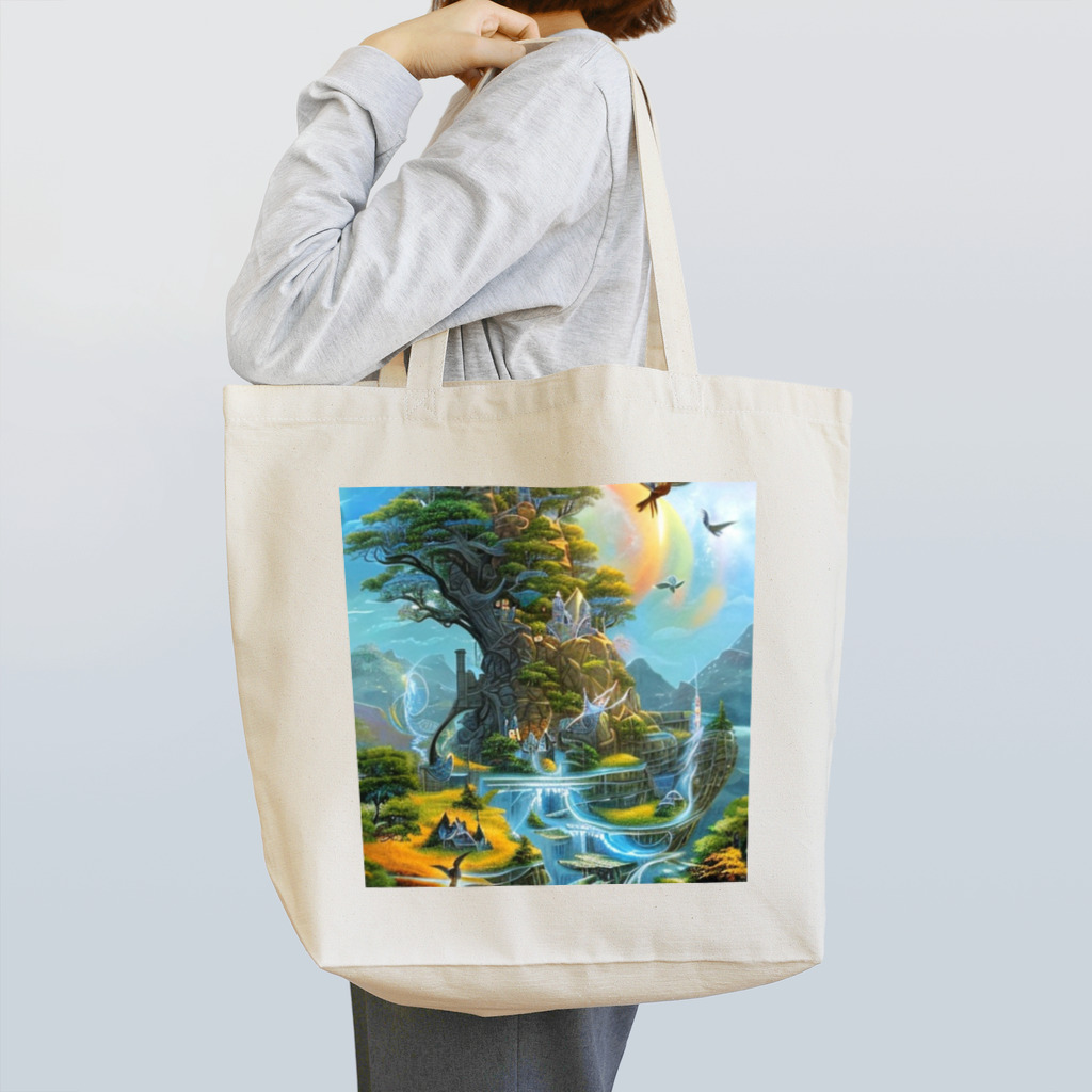 positive_poem05の神秘的な場所で創作活動 Tote Bag