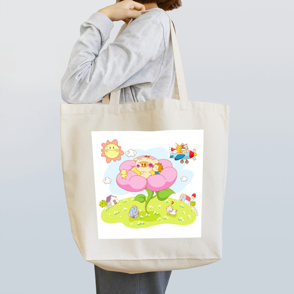 えいちえすデザインワークスのえいちえすCuteAnimalWorld01 Tote Bag