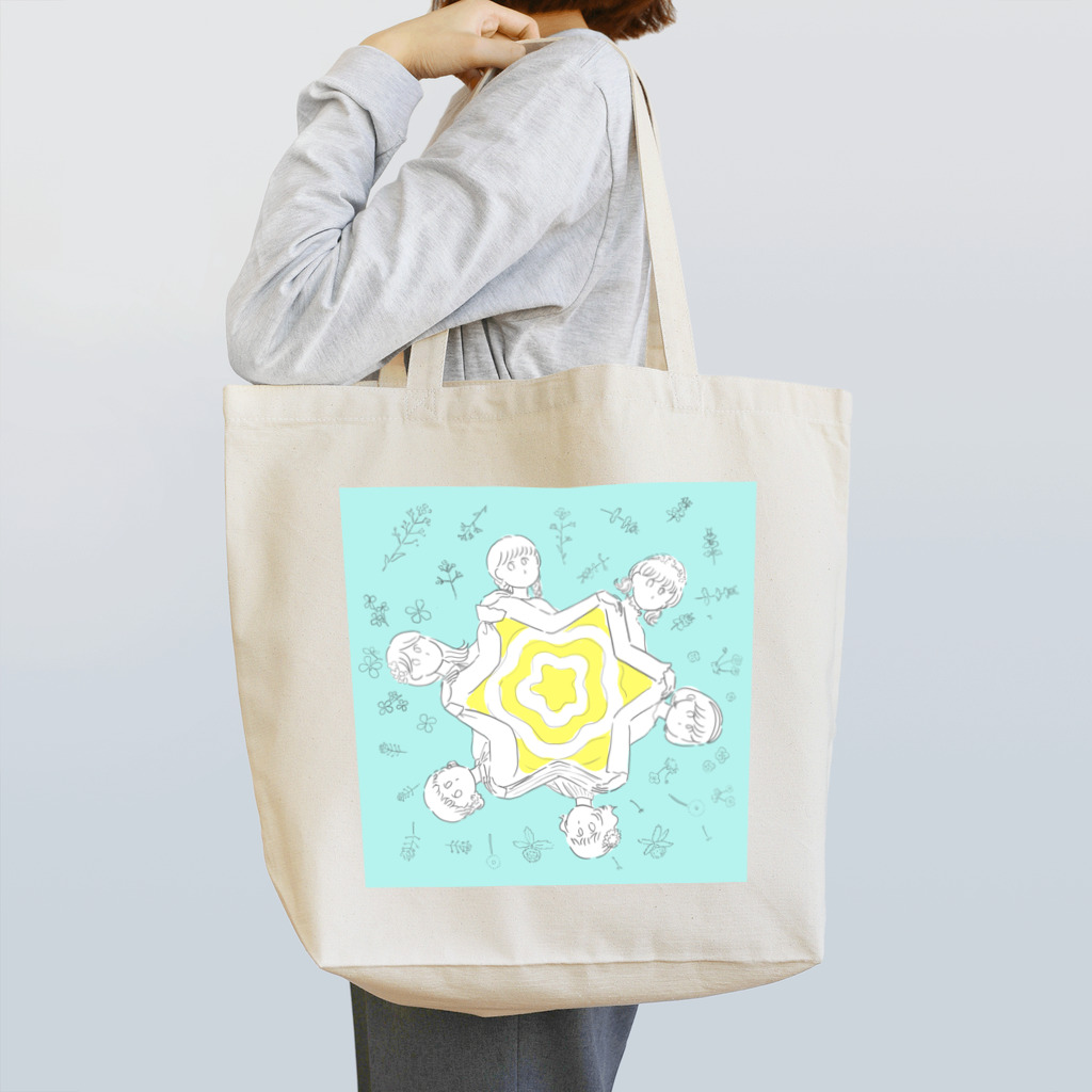 栗崎キントンの野花ガールズ Tote Bag