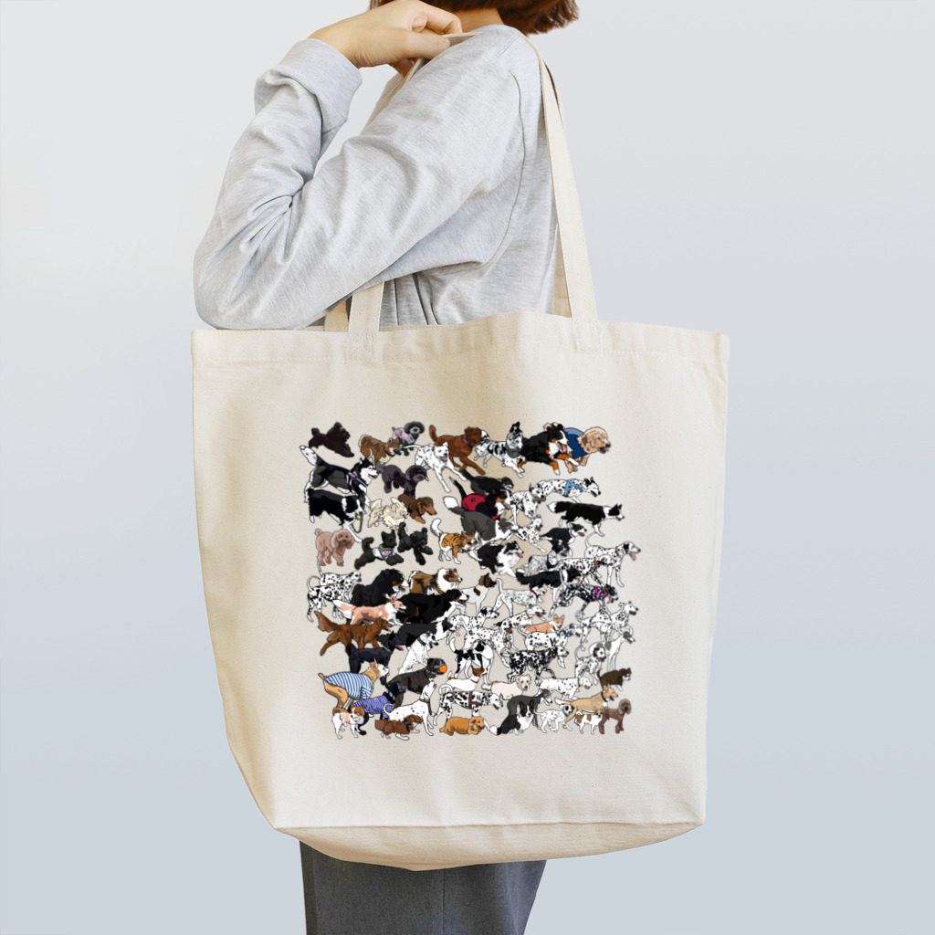 lily_dalmatianの改正版　セール用ランニングドッグ Tote Bag