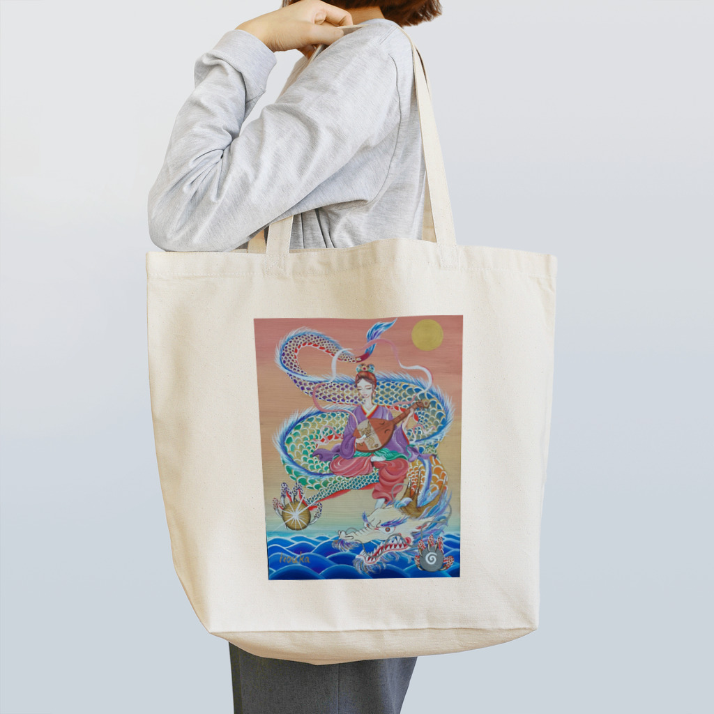 宝香オフィシャルグッズの弁財天と虹龍 Tote Bag