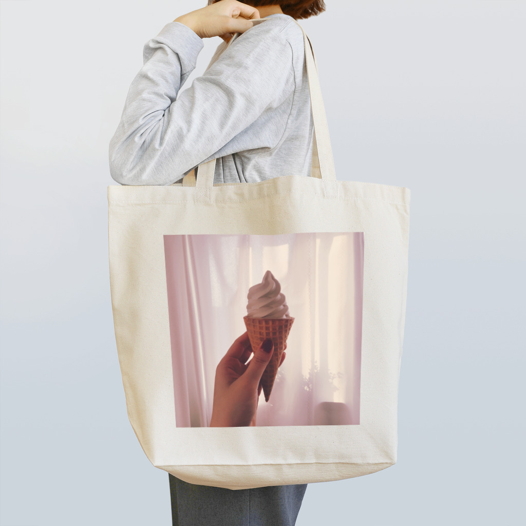 nanamiiのアイス食べよ Tote Bag