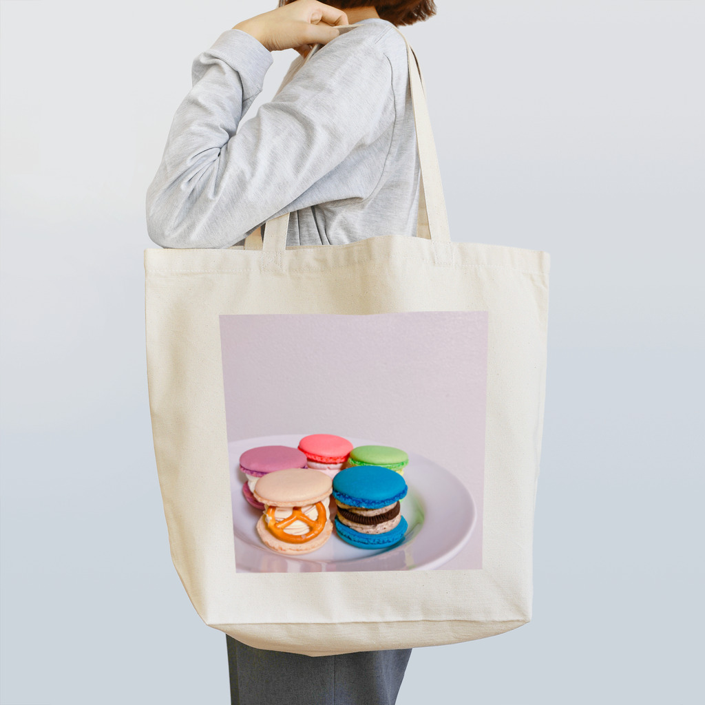 ゆるりまる。のsweets time(マカロン) Tote Bag