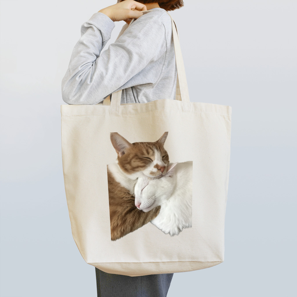 562のもんちゃんとしじみくんのお昼寝 Tote Bag