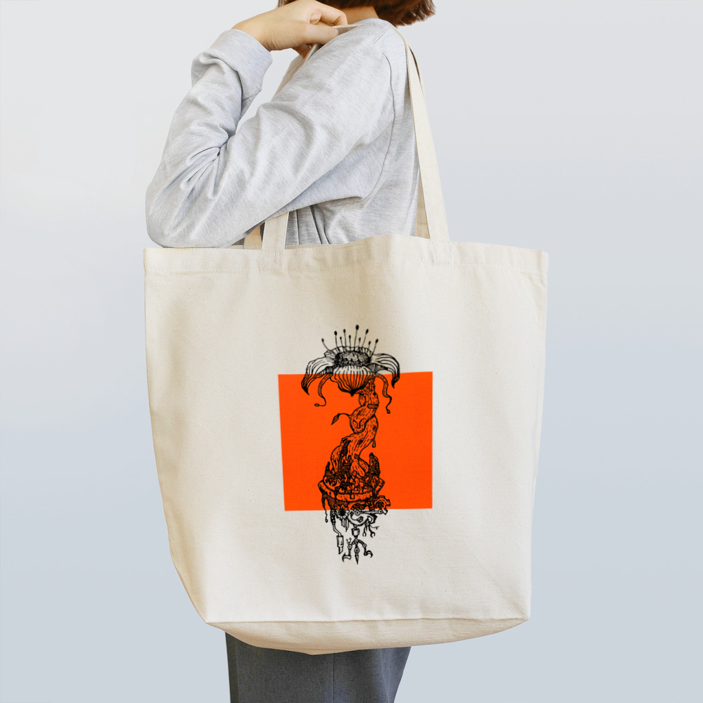 京極風斗のブリキ花 Tote Bag