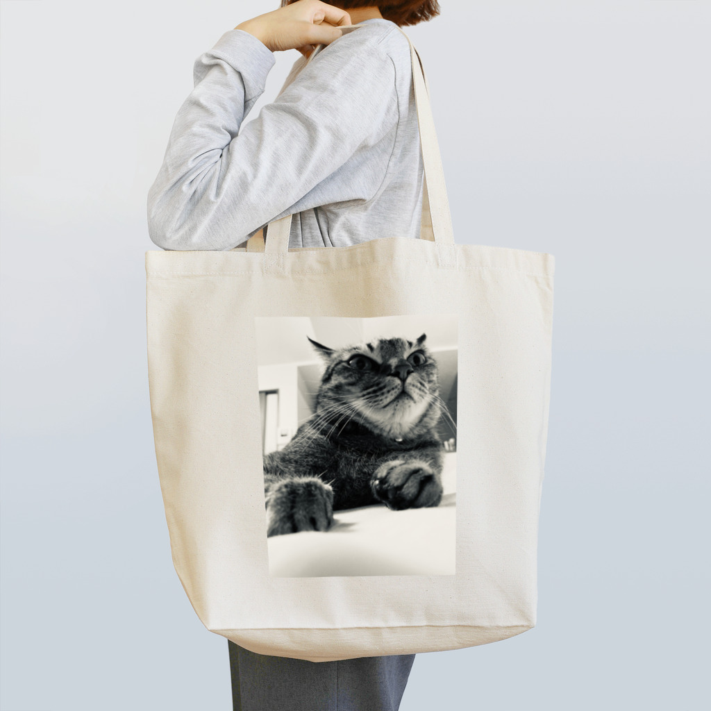 深夜の猫屋さんのしんやねこ Tote Bag