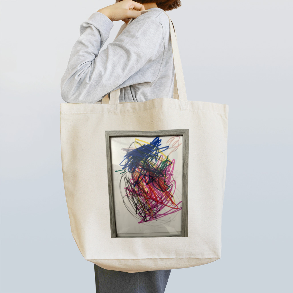 ポコ天市場のきゅうきゅうしゃの絵 Tote Bag