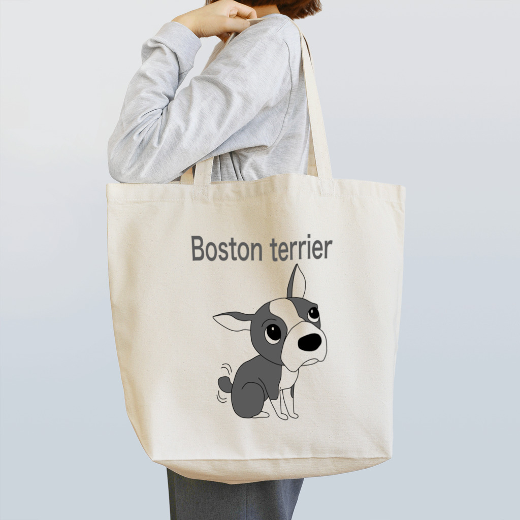 ONPu.ARTのボストンテリア　エディ君 Tote Bag