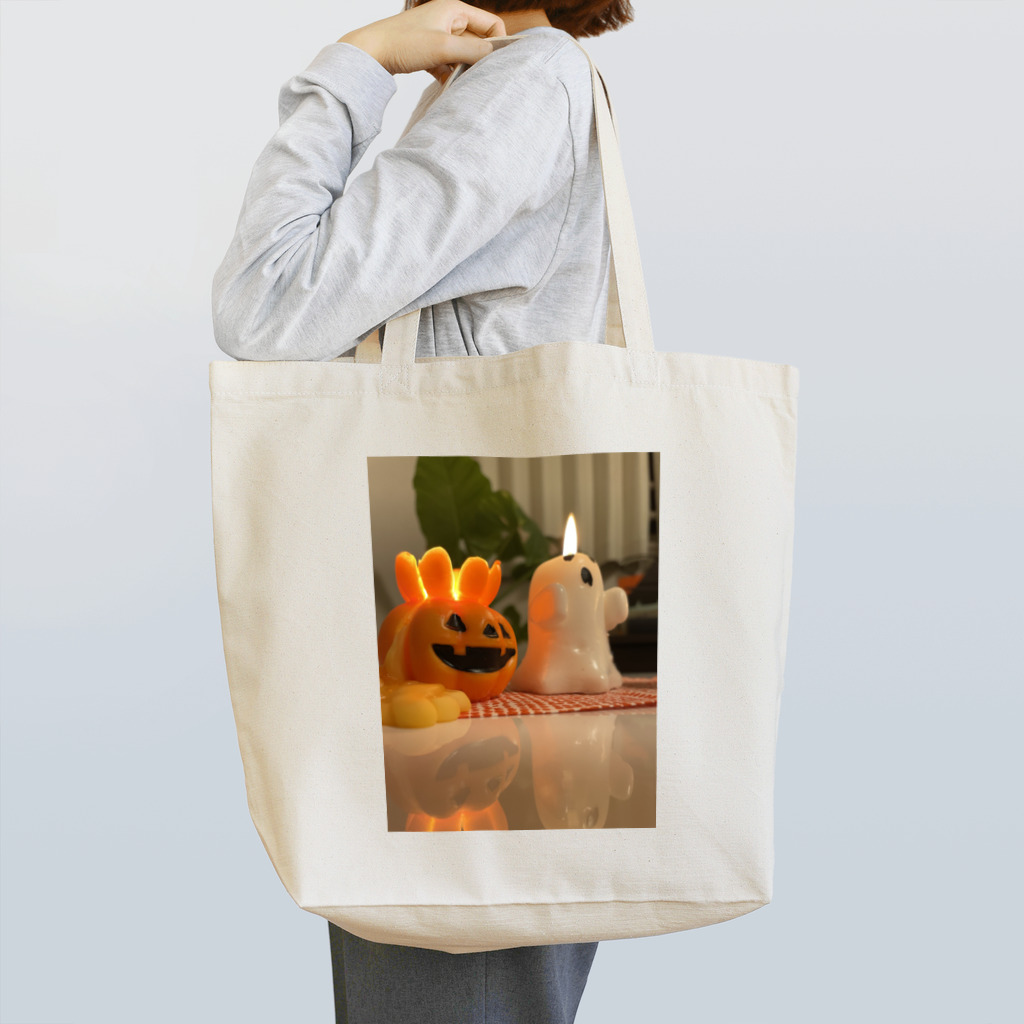 ほがぴーのハロウィンキャンドル Tote Bag