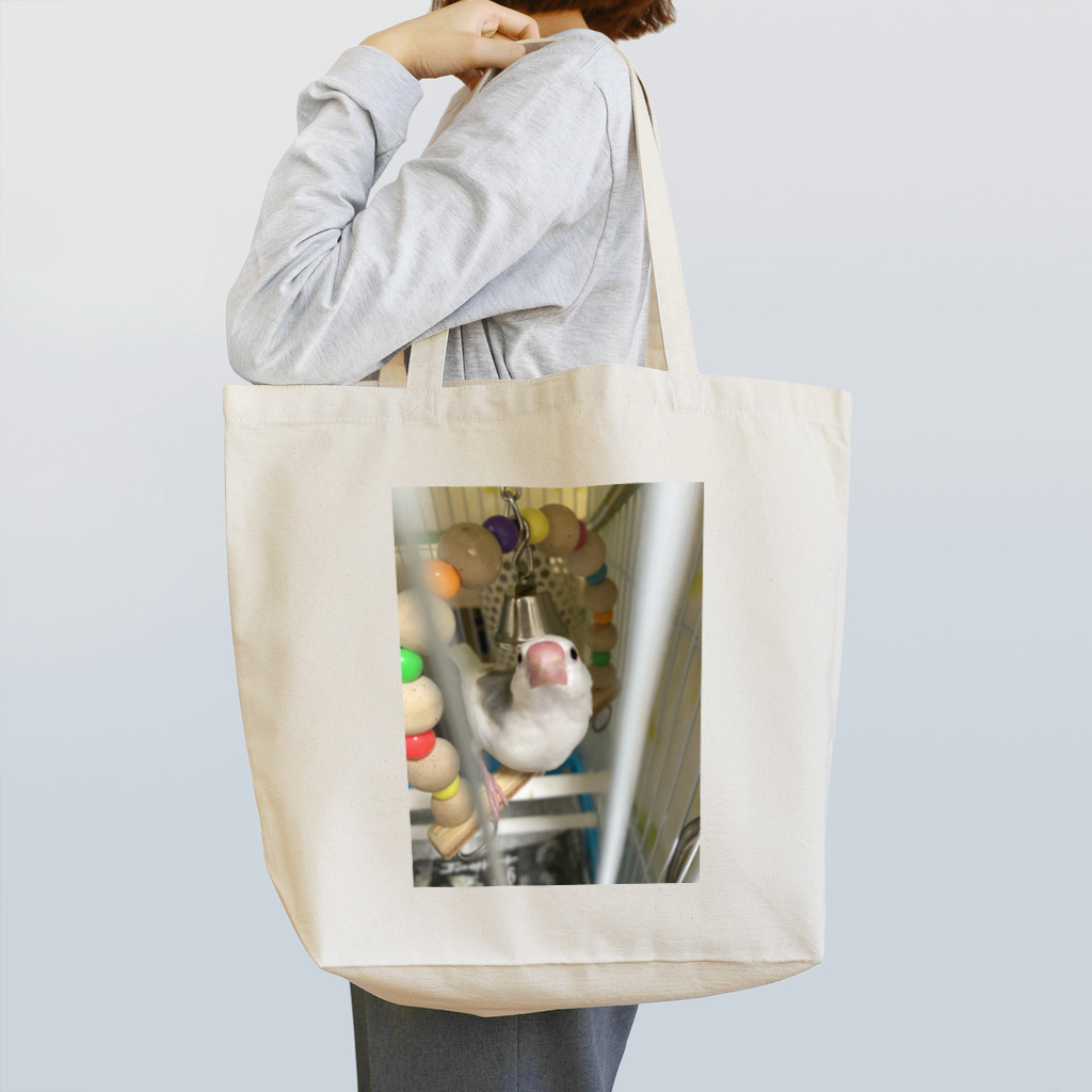 文鳥好きのまめちゃんのしょっぷ♪のまめ♪ Tote Bag