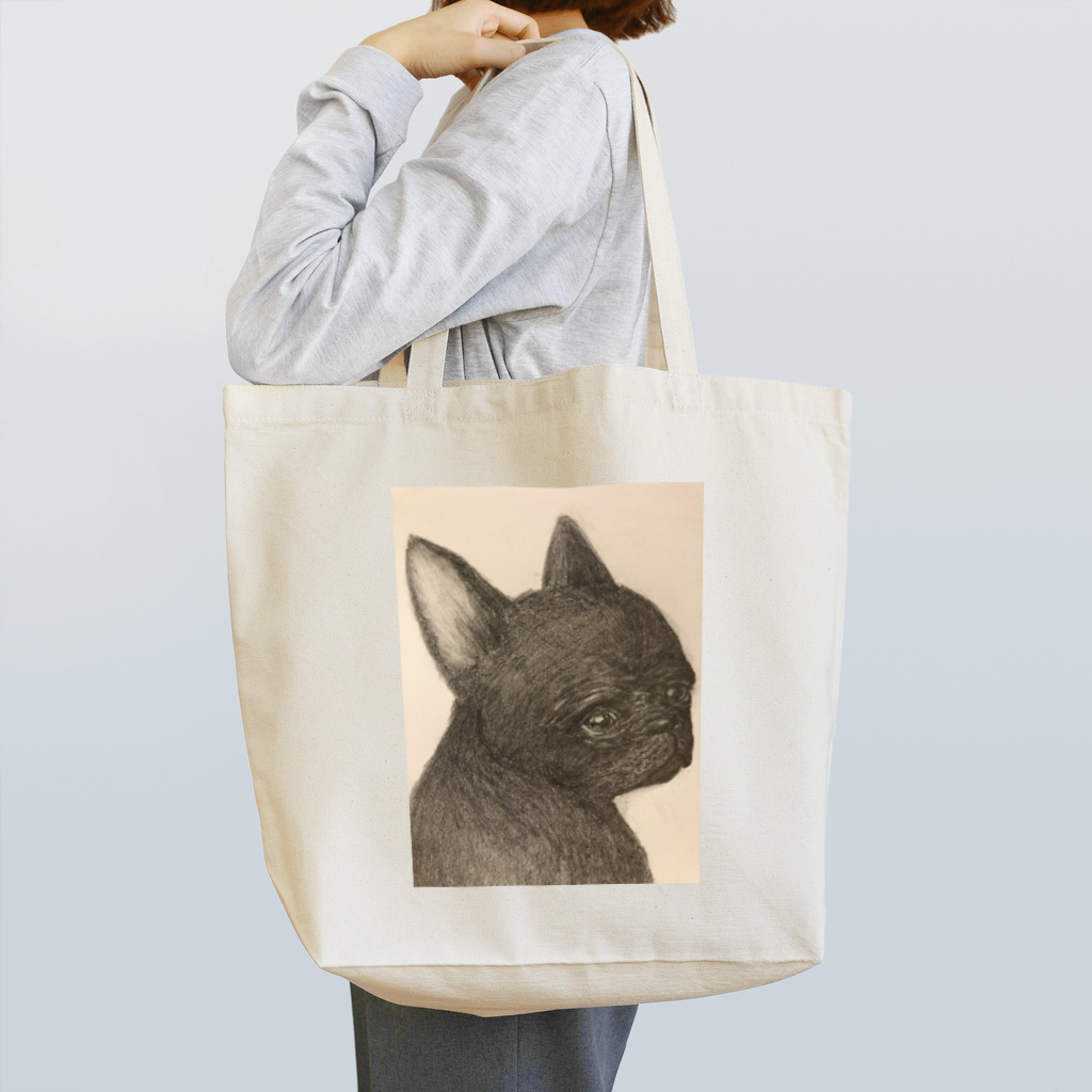 _-nohana_-のfrench bulldog/mistumeru Tote Bag