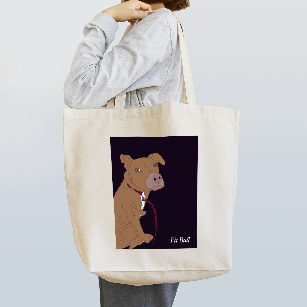 lucyのAmerican Pit Bull Terrier Tote Bag