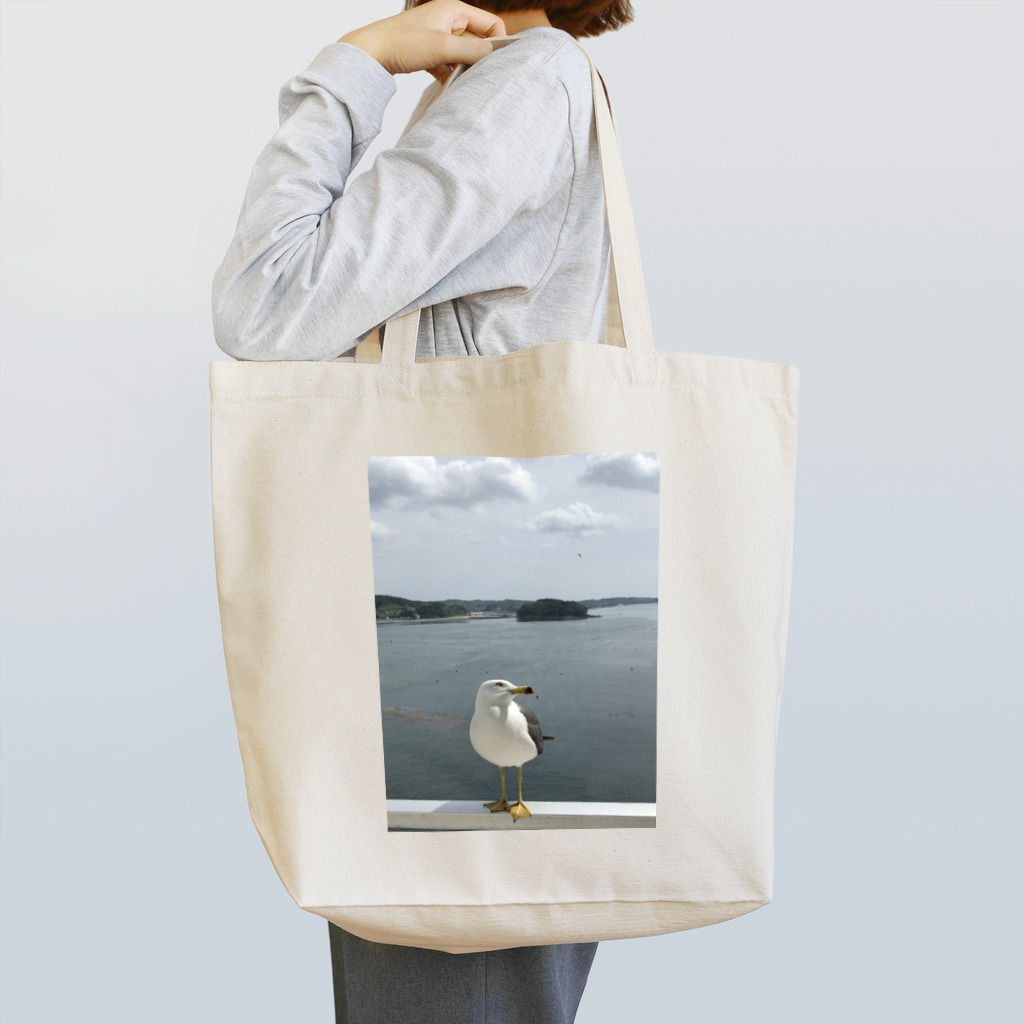 i_myu_kの南三陸の海とカモメ Tote Bag