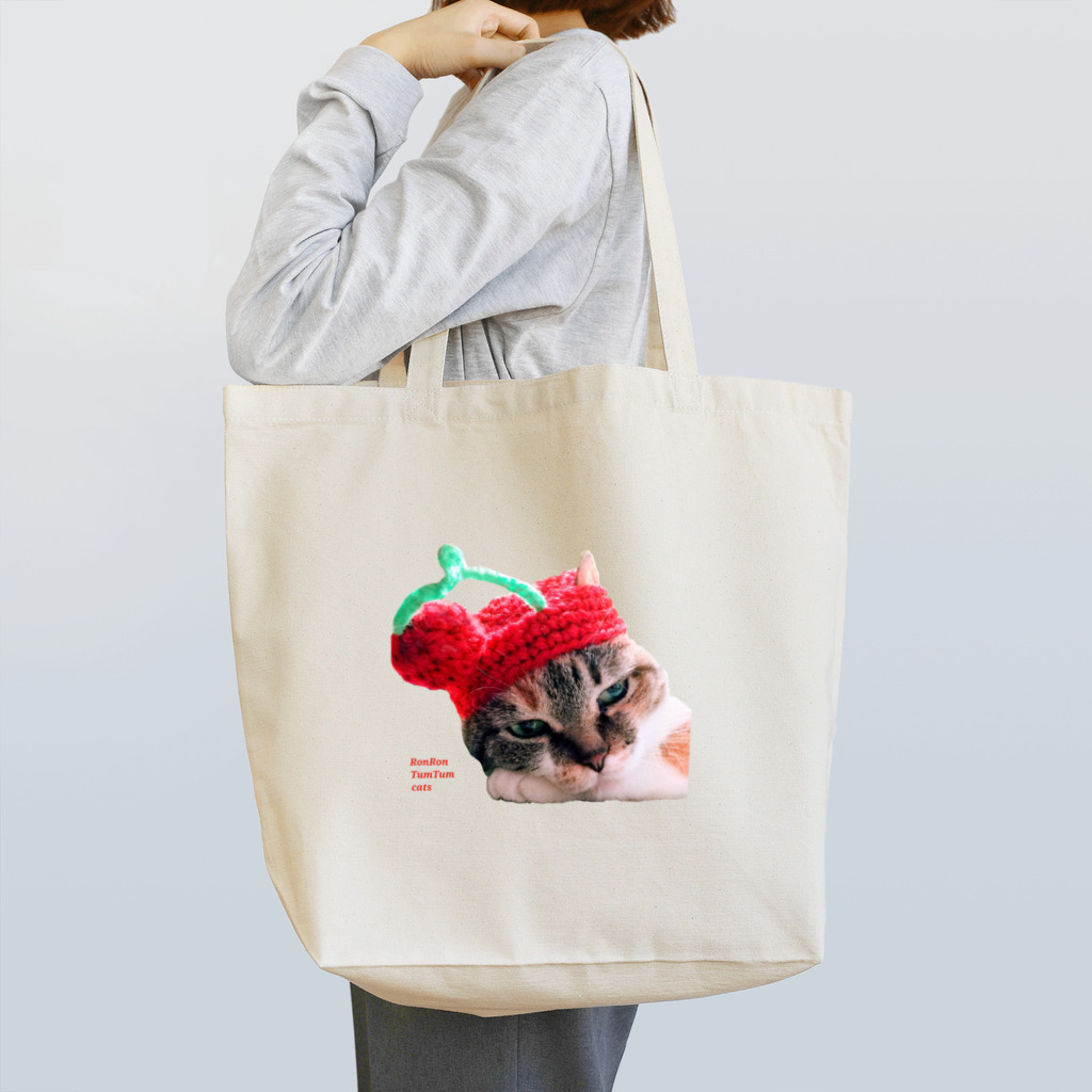 RonRon TumTum Catsのチェリープー  Tote Bag