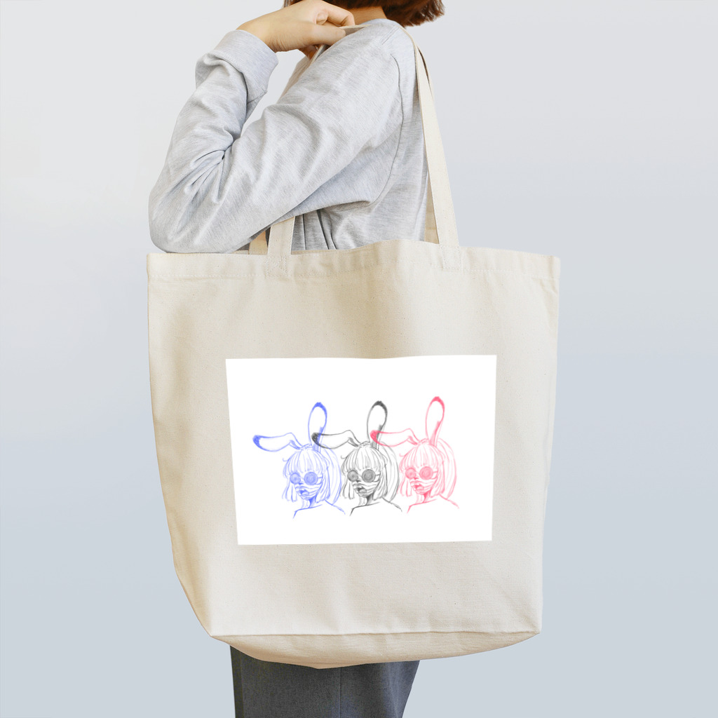 IZUHAのRabbit girl Tote Bag