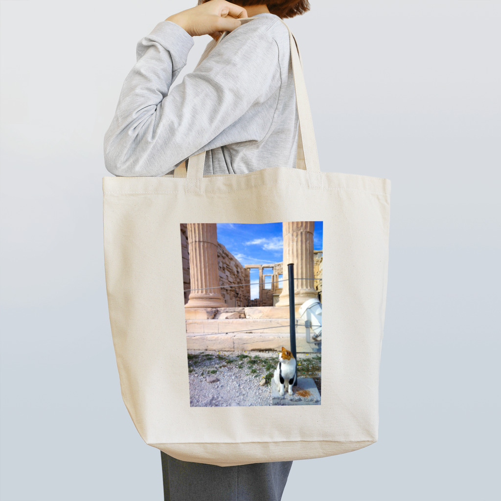 323工房 / 人鳥書店のギリシアの猫 Tote Bag