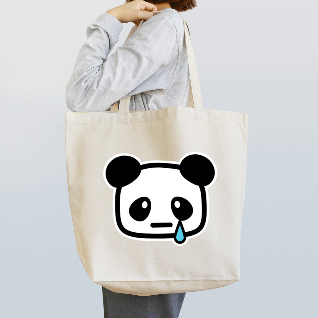 petitringo -プチリンゴ-のぱんだのロックも泣いちゃった Tote Bag