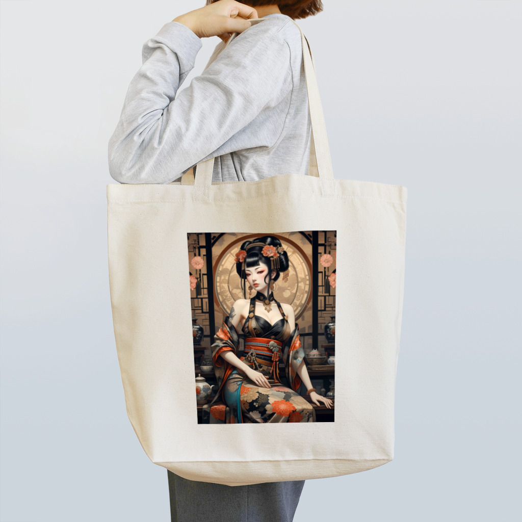 PiNK+18COMiCSの花魁_00002 Tote Bag