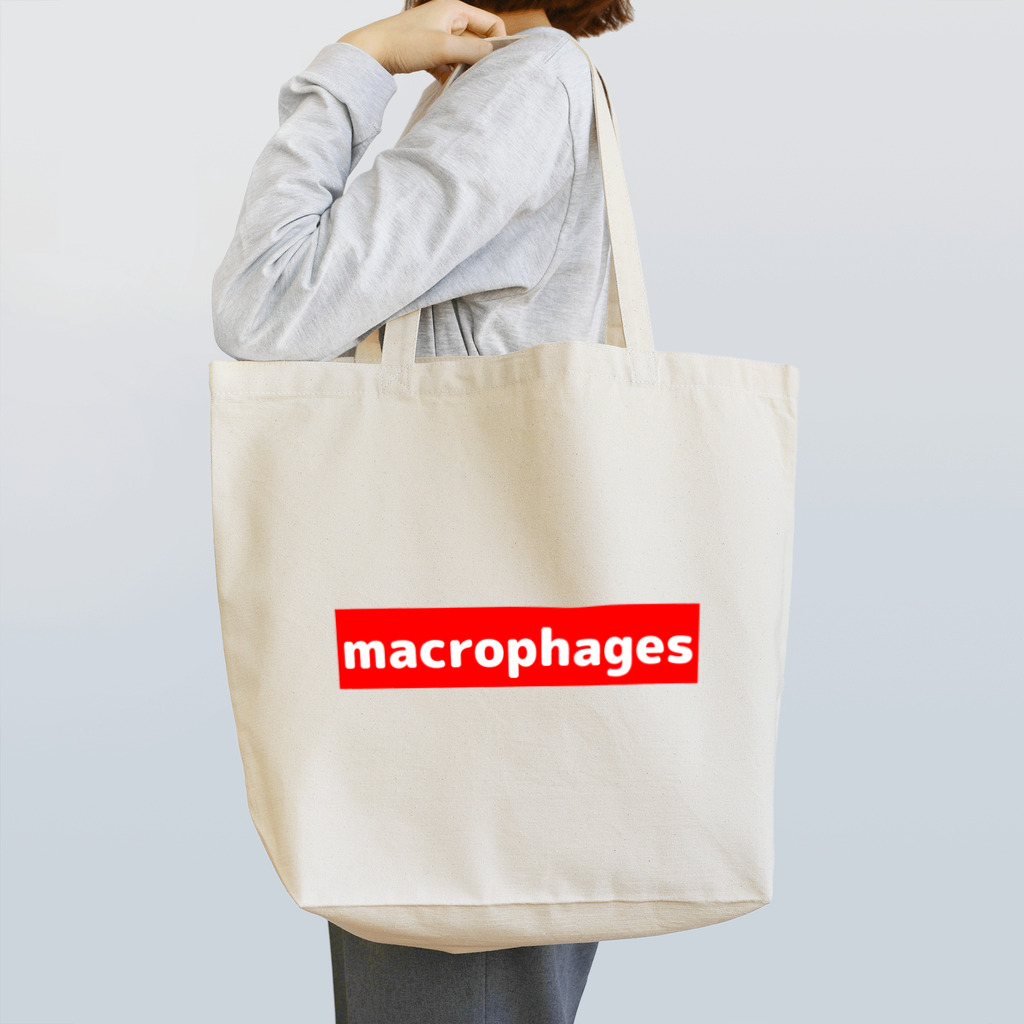 十織のお店のmacrophages Tote Bag