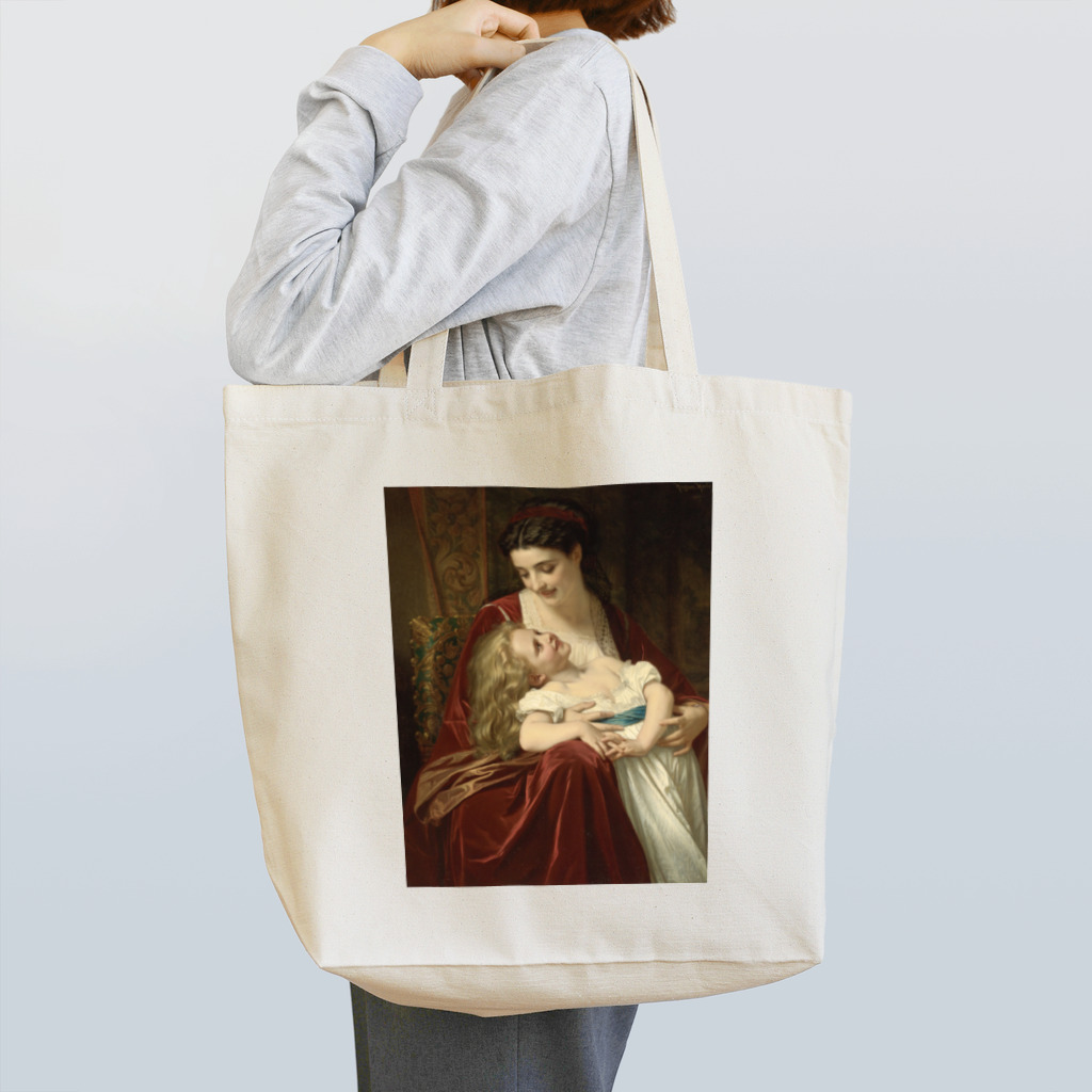 世界の絵画アートグッズのユーグ・メルル《母性愛》 Tote Bag