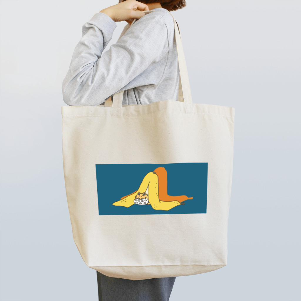 内野ツノガエルのバナナ Tote Bag