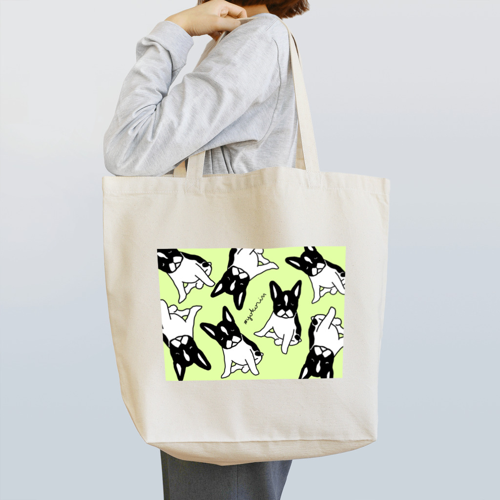 #yokorin STOREのI'M NOT A BULLDOGシリーズ3ー#yokorin Tote Bag