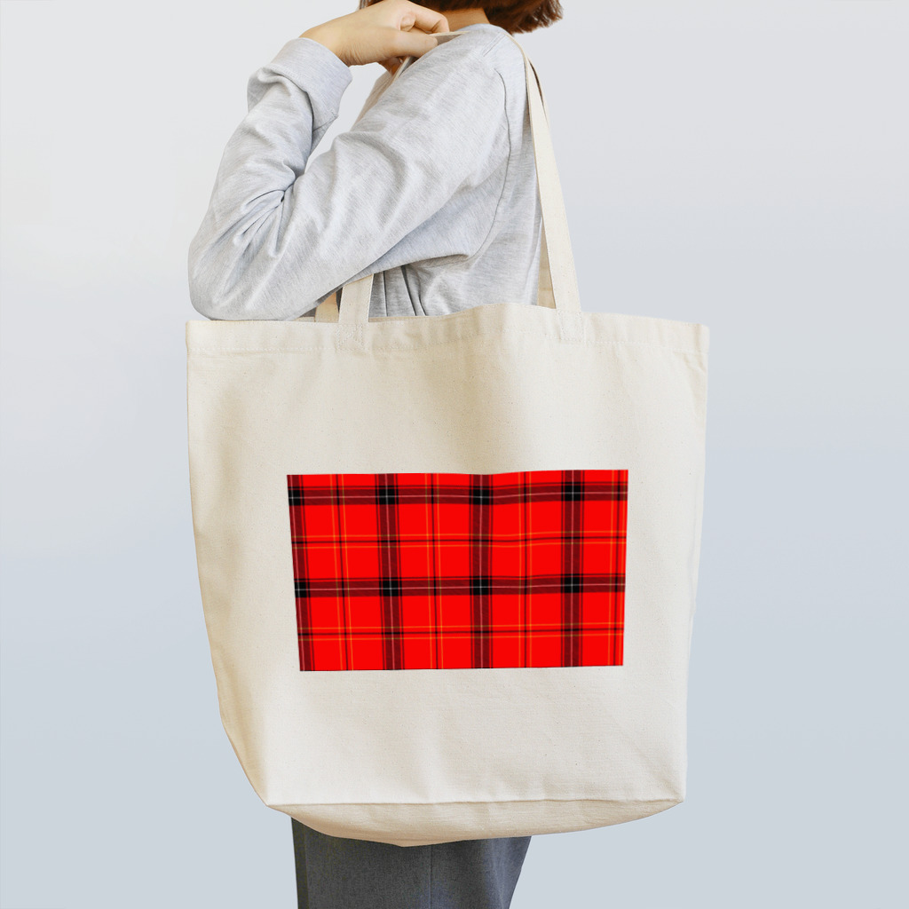 orange_honeyのチェック（赤） Tote Bag