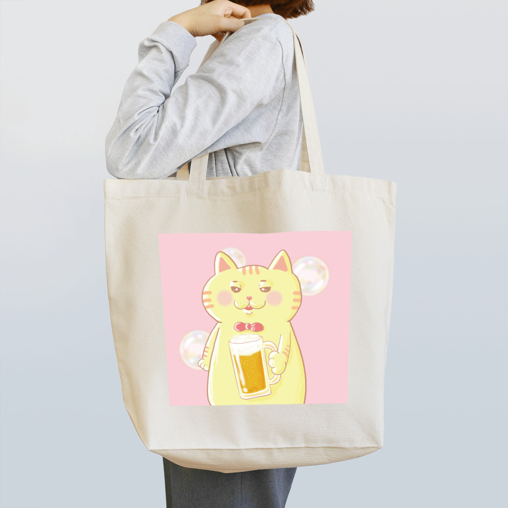 トラとハチワレの乾杯 Tote Bag