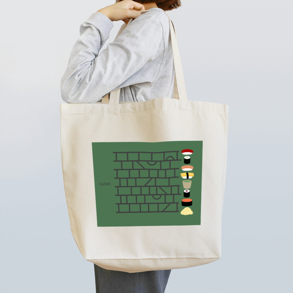 Mrs.Bean/ミセスビーンのあみだ寿司 Tote Bag