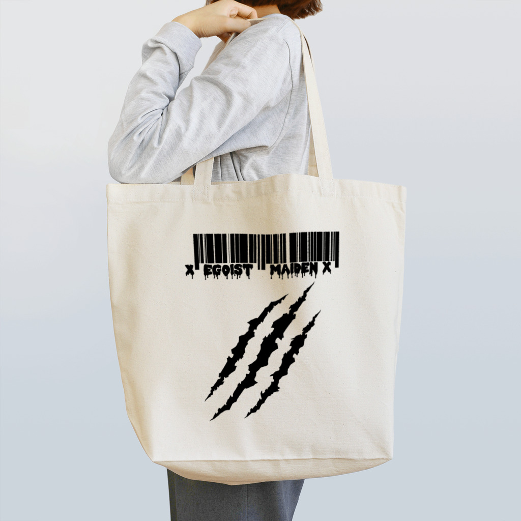 エゴイスト乙女のバックプリントあり　傷跡 Tote Bag