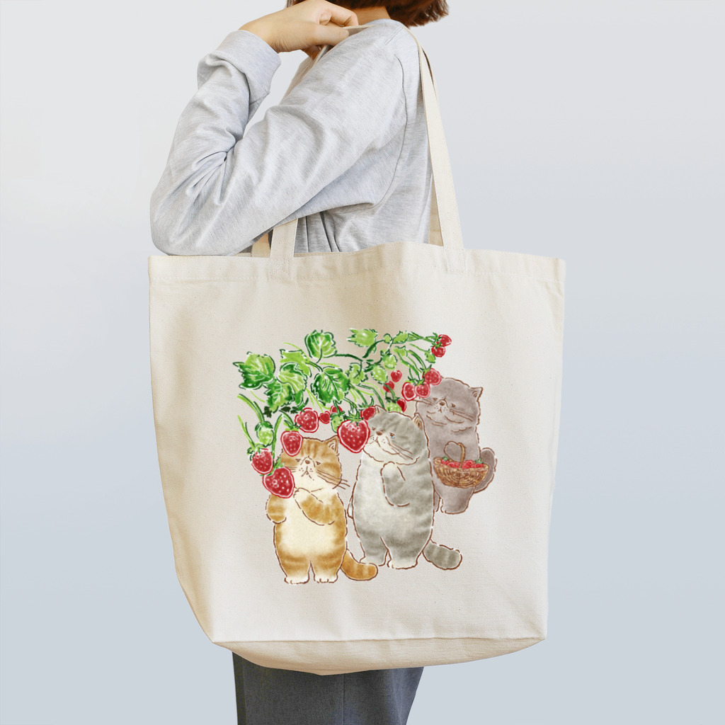 coeur.yu（クードットユー）のいちご狩り① Tote Bag