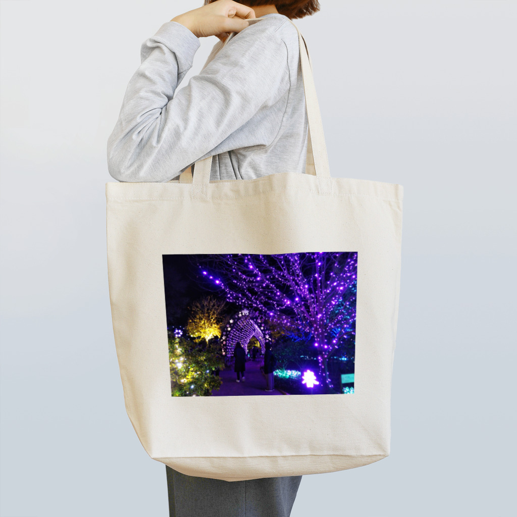 morinoyouseiのキラキラ輝くイルミネーションの世界 Tote Bag