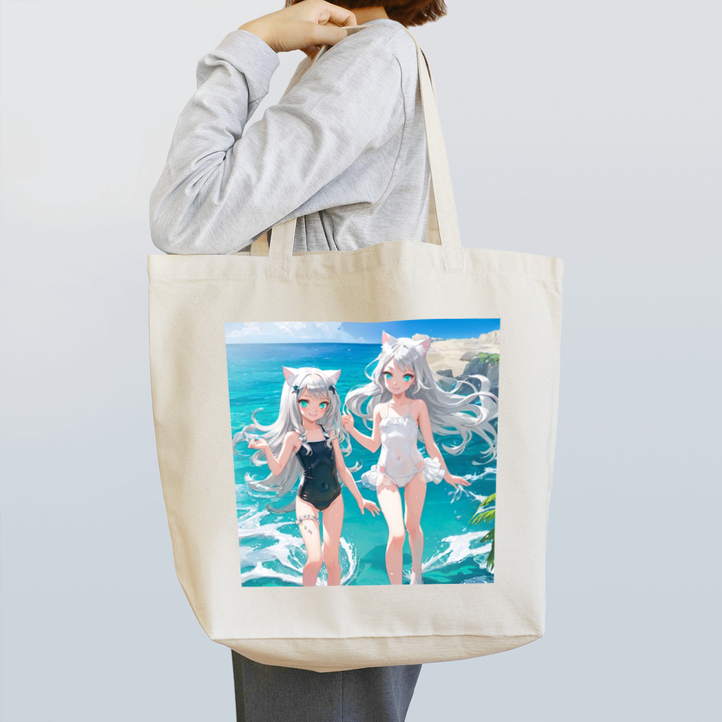 ねむねこのお店の猫耳少女00022 Tote Bag