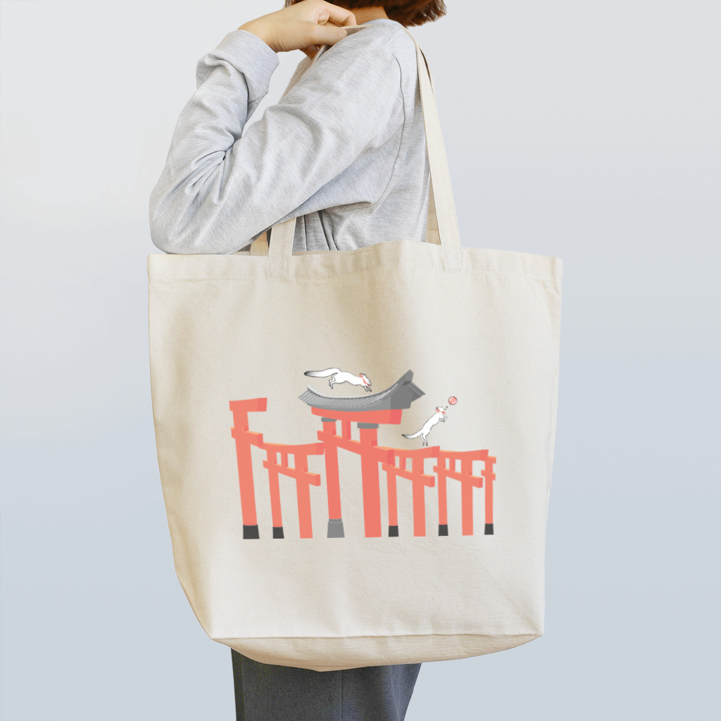 Amiの狐の手毬唄-鳥居- Tote Bag