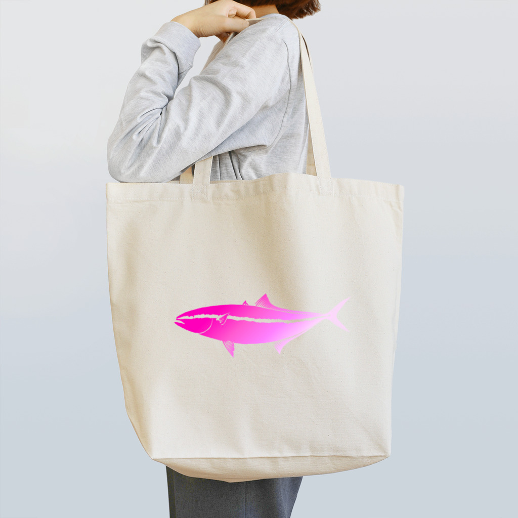 えまきち。の平政　シルエット　ピンク Tote Bag