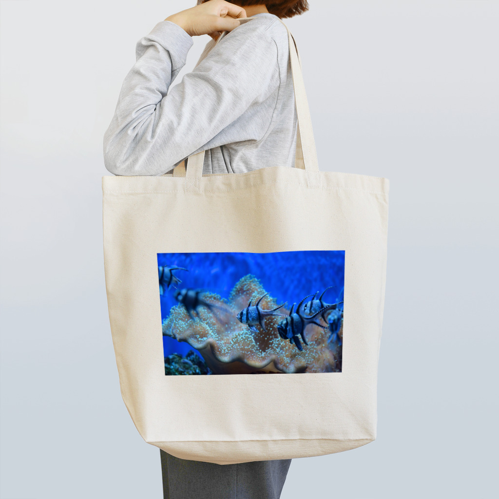 天秤座の星空の魚 Tote Bag