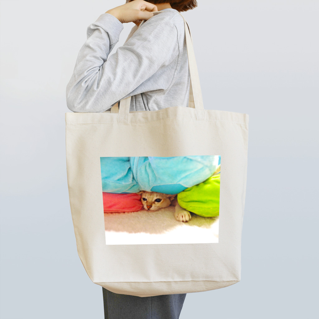 Kikiの猫の俺だって色々な重圧と戦ってんだYO!シリーズ Tote Bag