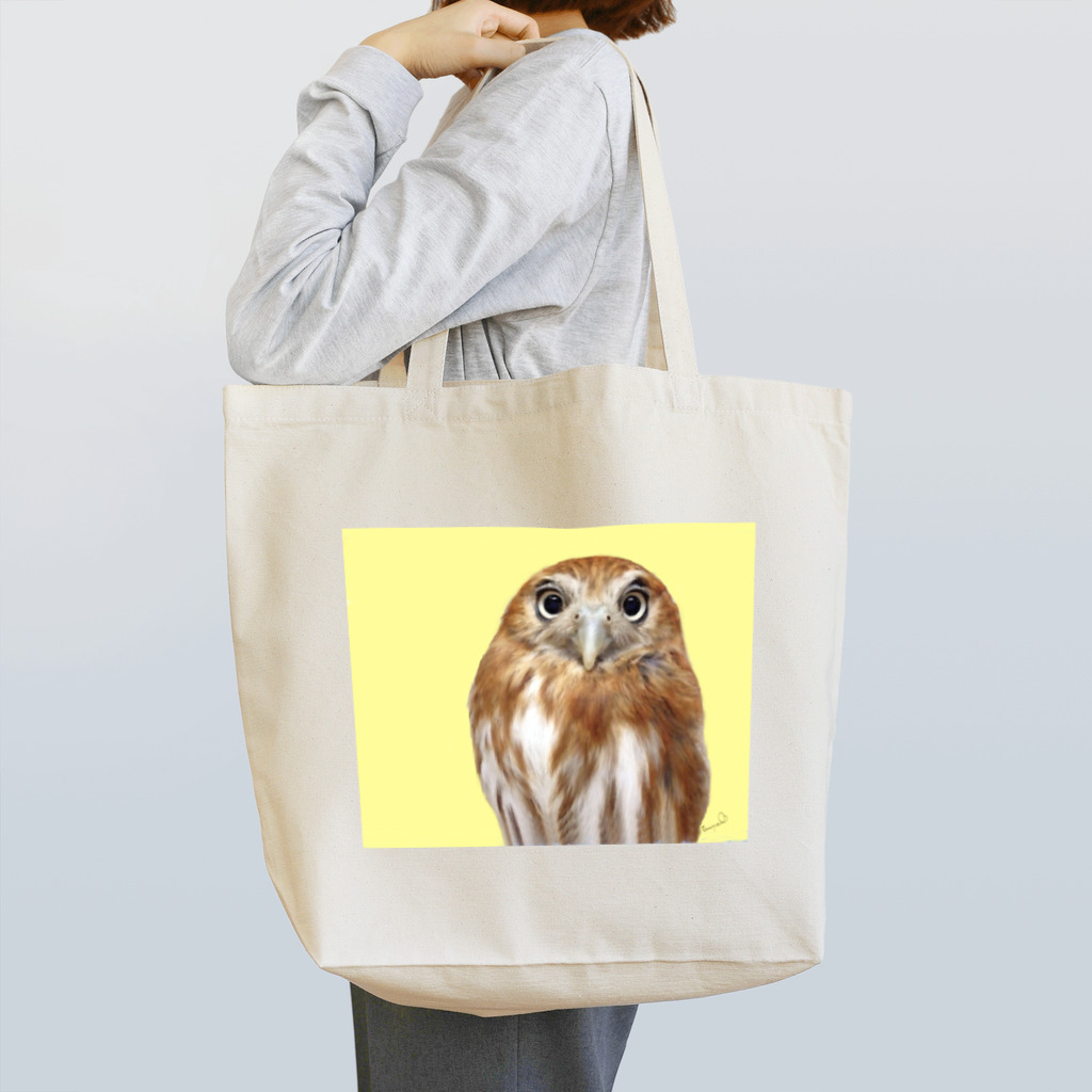 工房もりふくろうのアカスズメフクロウ Tote Bag