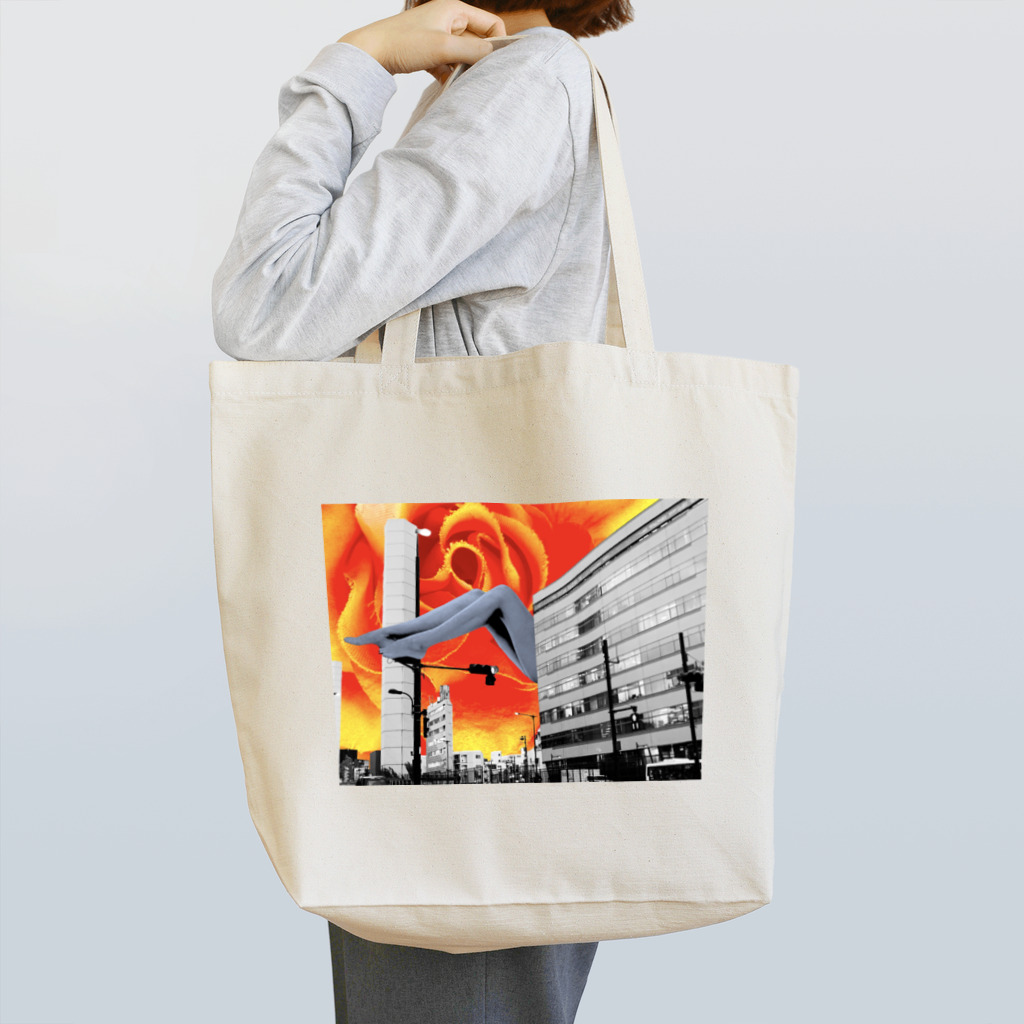 虫野十九のコラージュ屋さんのそのあと Tote Bag