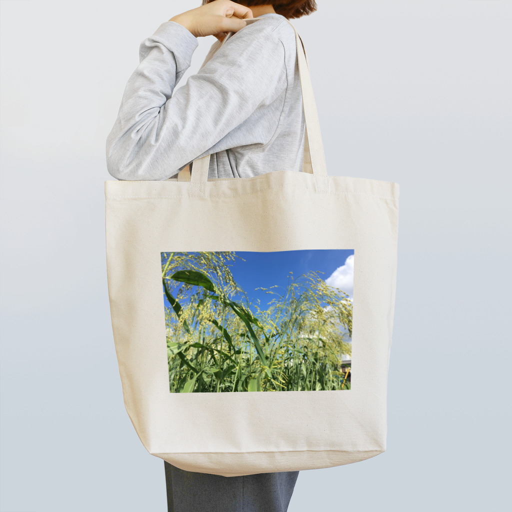 手作りのほうきのホウキモロコシ Tote Bag